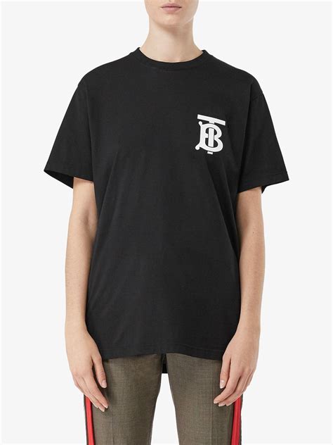 burberry tb logo t shirt|burberry graphic t shirt.